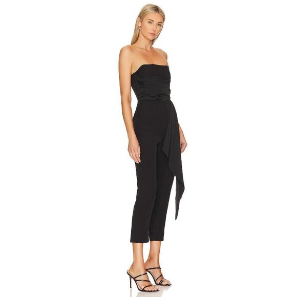 Steve Madden Harlen Jumpsuit in Black Small Womens Dressy Cocktail outfit - Picture 3 of 16